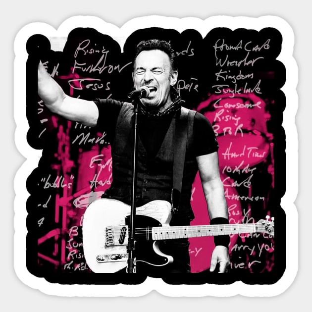 Springsteen's Hometown Glory Revival Sticker by WalkTogether